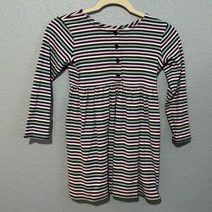 Hanna Andersson Striped Long Sleeve Dress